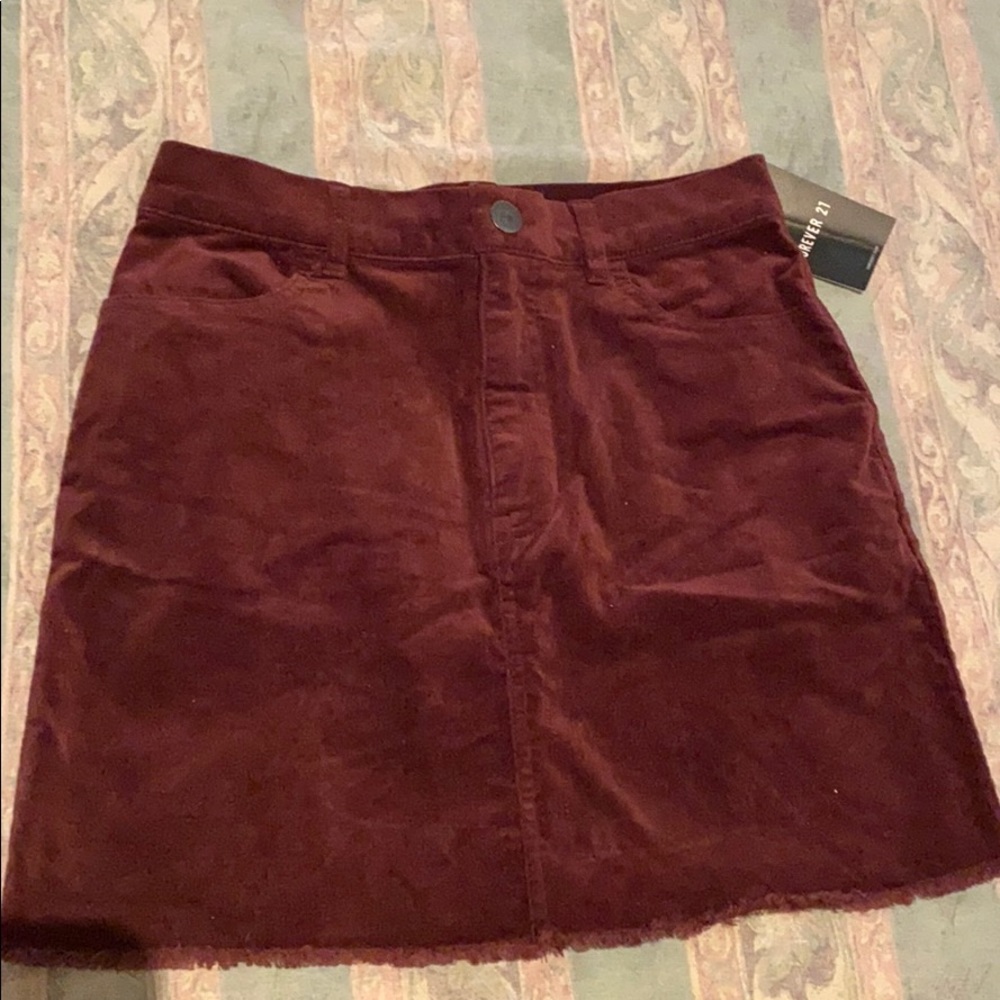 Velvet forever 21 skirt new never worn